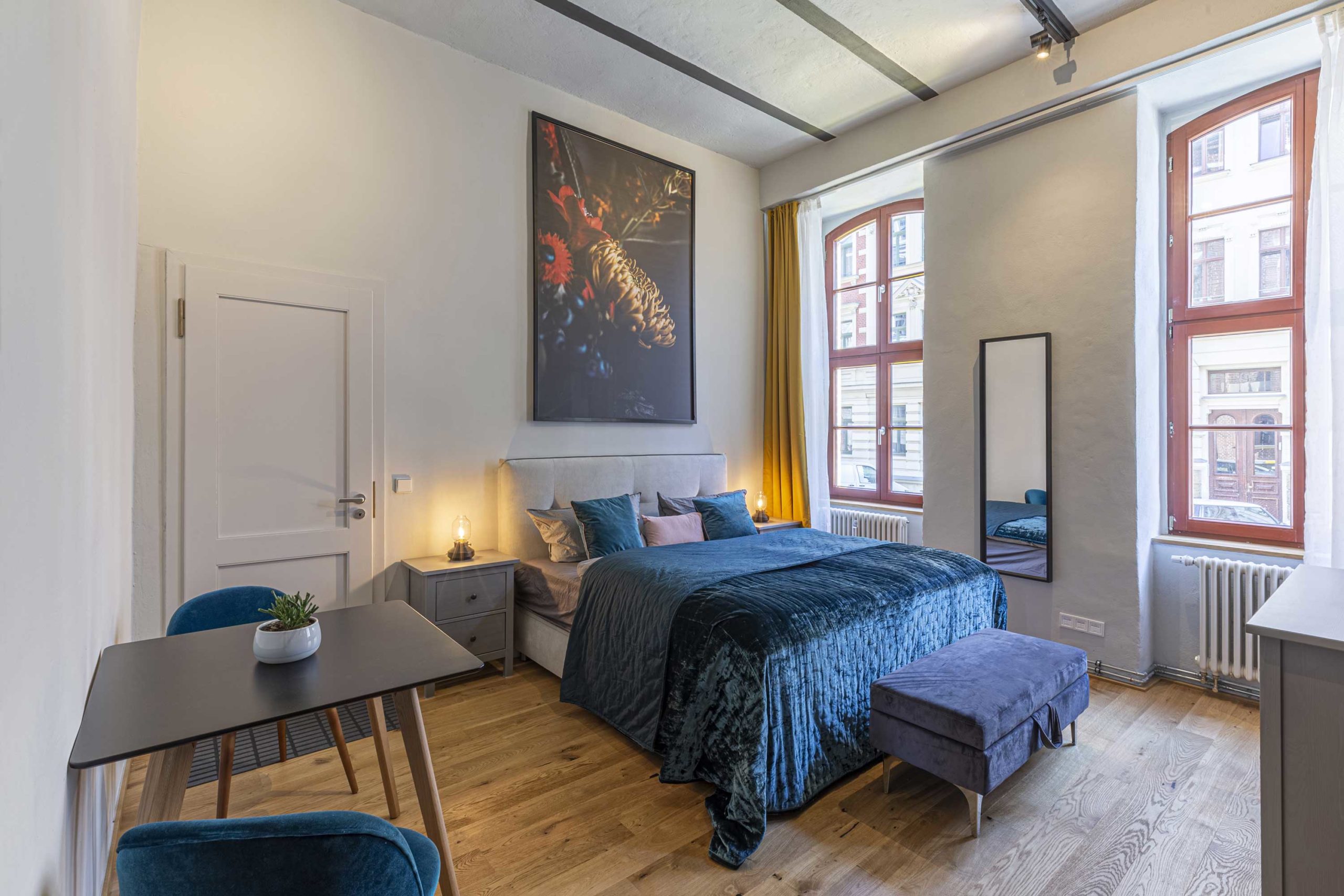 loft apartment aqua innenausstattung