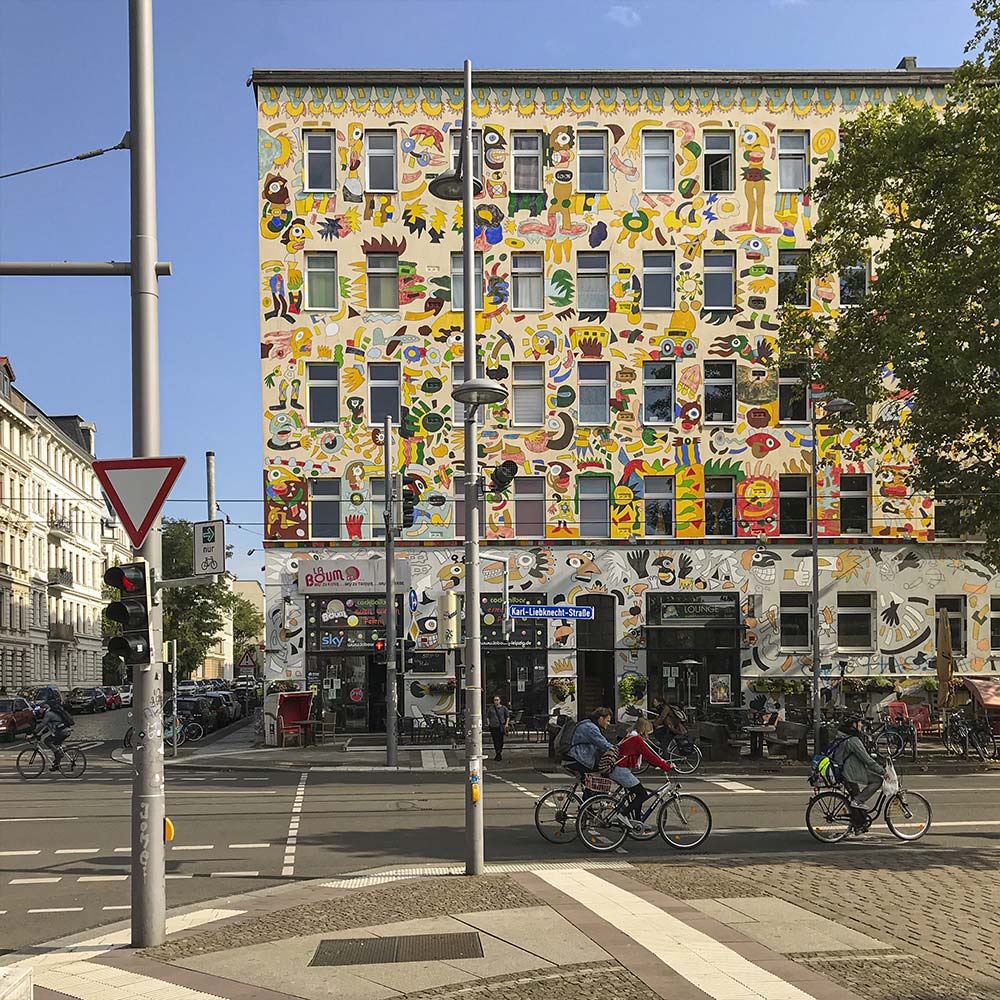 street art loft apartments leipzig